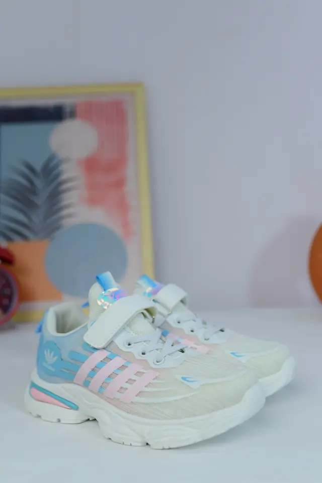 Kids Colorful Mesh Chunky