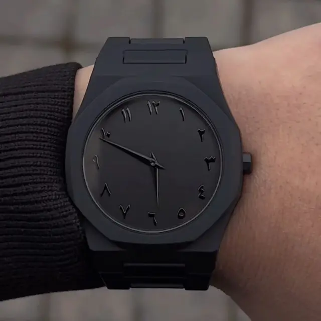 ساعة يد رجالية All Black