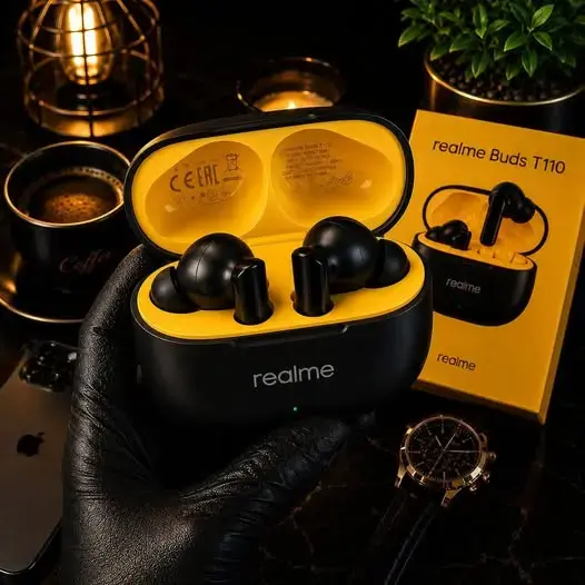 ريلمي بودز T110 باللون الأسود