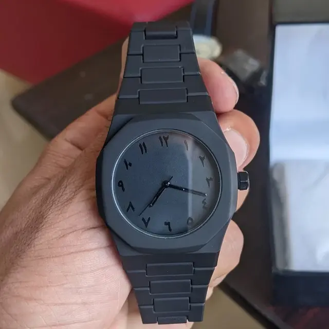 ساعة يد رجالية All Black
